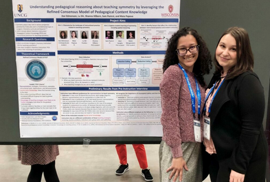 Student supported by Munroe Fund with their project